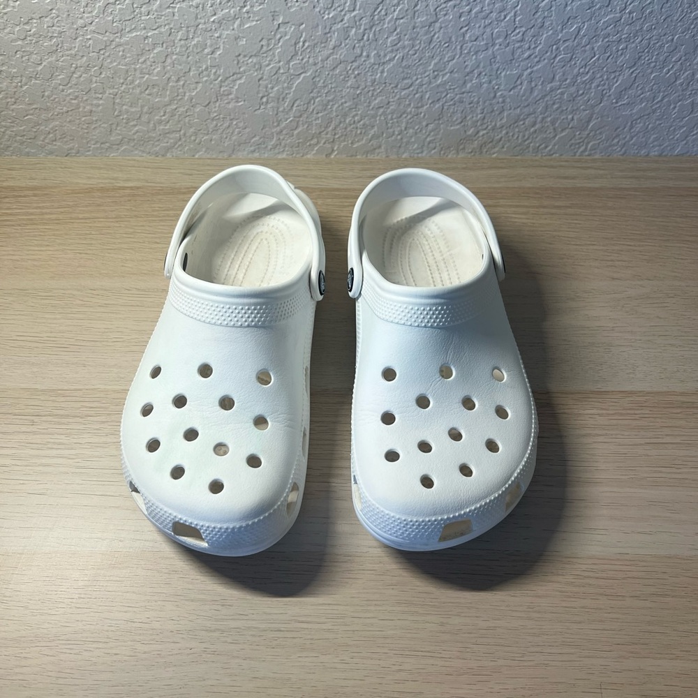 Women’s White Crocks